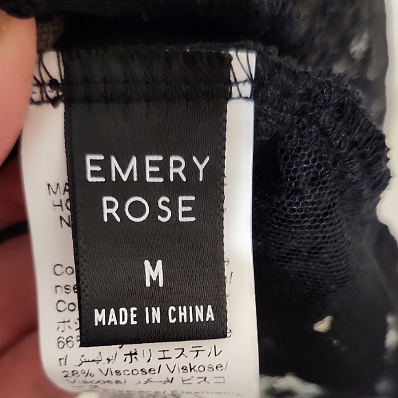 Black Asymmetrical Ruffled Tank Top - Picture 2 of 9